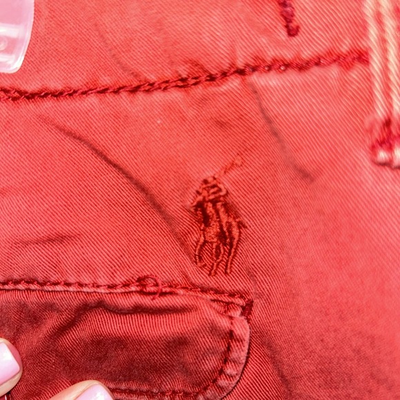 Polo Ralph Lauren Vintage Chino Shorts Washed Nantucket Red NE American Preppy - Picture 3 of 16